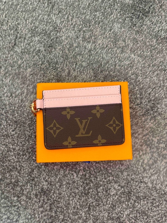 Louis Vuitton Accessories - Brown Card Holder with Pink Trim